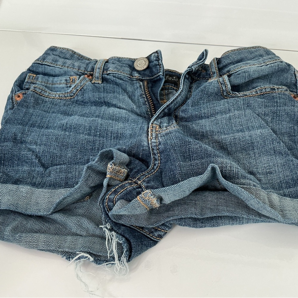 Blue Denim Shorts